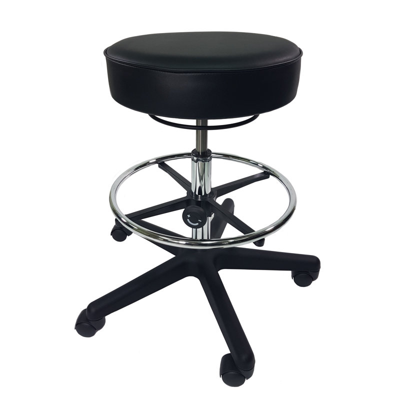 Tabouret de laboratoire Pellegrino, 24", Noir