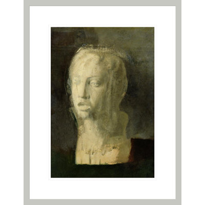 Study of the Head of a Young Singer after Della Robbia by Edgar Degas -Framed Giclee Print