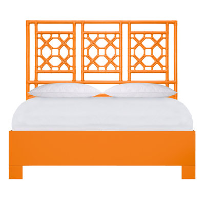 Lattice Back Platform Bed