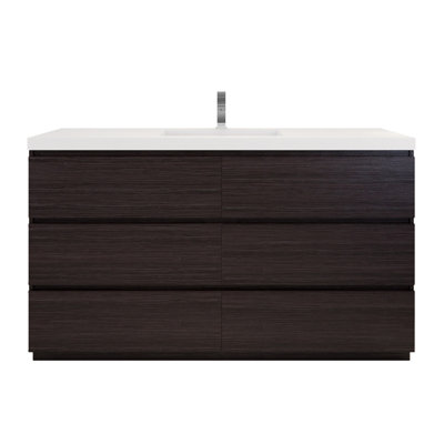 Ensemble de meuble-lavabo simple 60 po Haracha