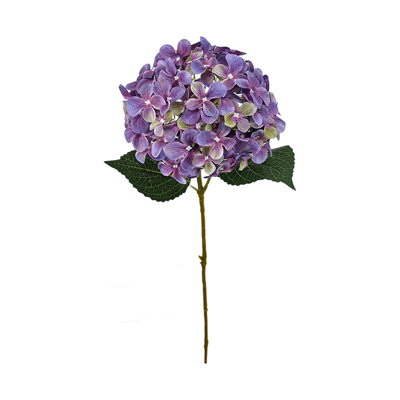  Fleurs artificielles pour la décoration intérieure Hortensias Fleurs artificielles réalistes Bouquet d'hortensias artificiels pour la décoration de la maison