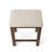 Aerina 25 In. H Rustic Oak/beige Backless Wood Counter Height Stool With Fabric Seat Set Of 2