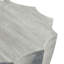 Table basse de 34,82 po en marbre blanc imperméable moderne, idéale pour les jardins et les cours, sans assemblage nécessaire, table ronde facile à entretenir en blanc, ciment, salons, supporte 220 lb