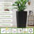 Single Square Planter, Plastic Planter For Home And Garden-1044290100-1044290101