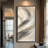 Large Framed Canvas Wall Art - Abstract Tan Gray Prints - 60"x20", 60"x30"-942975259-942975260