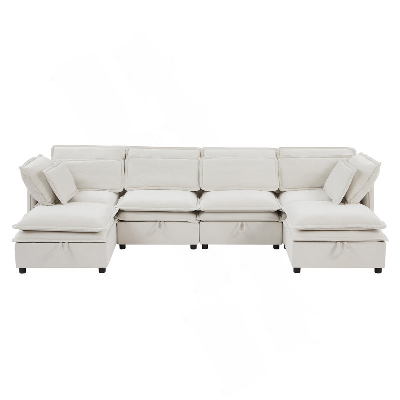 Grand canapé modulaire en U à double couche U_Style