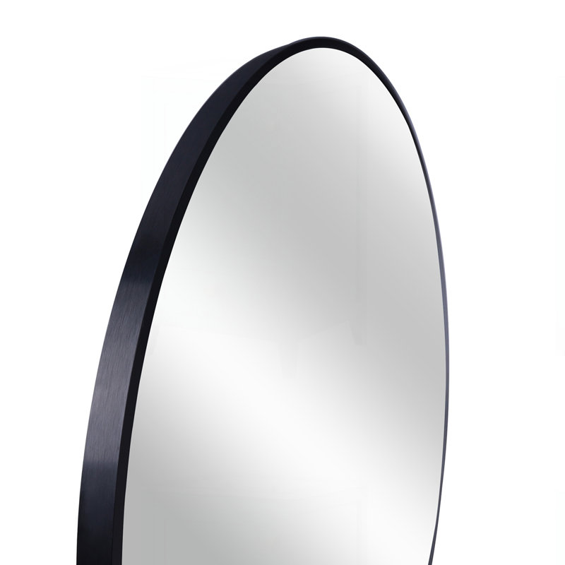 Miroir de salle de bain 36 po, Noir, 36 po x 36 po