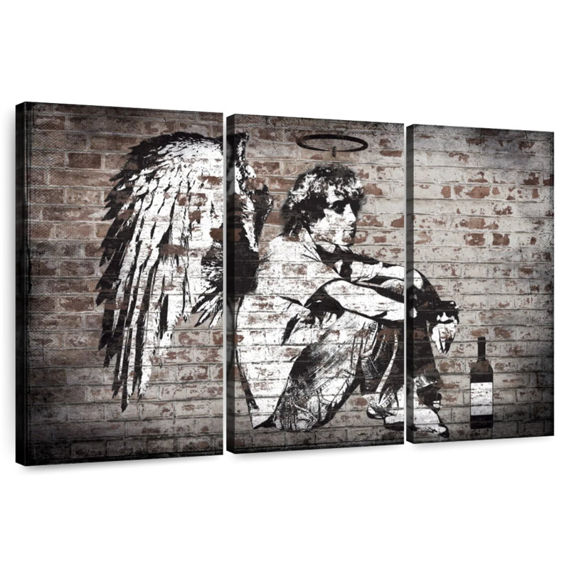 Leisha Alcoholic Angel, 20" H x 33" W