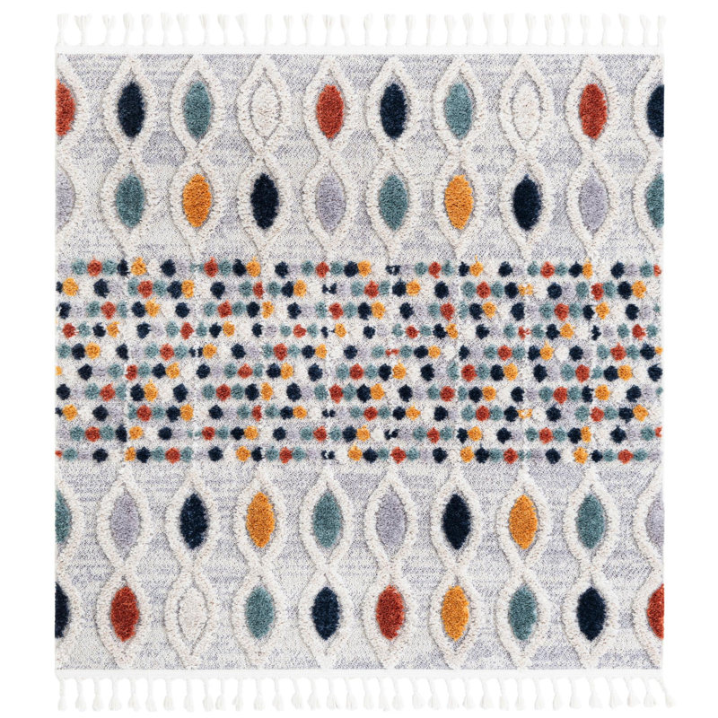 Shibani Abstract Indoor Rug, Square 5'3"