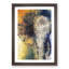 Indian Elephant in Abstract - Framed Print-55768980-55768982