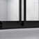 Monaco 36'' W 75'' H Framed Round Shower Kit in Black with Walls and Base