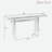 Elegant Console Table With Geometric Silhouette-1150139261