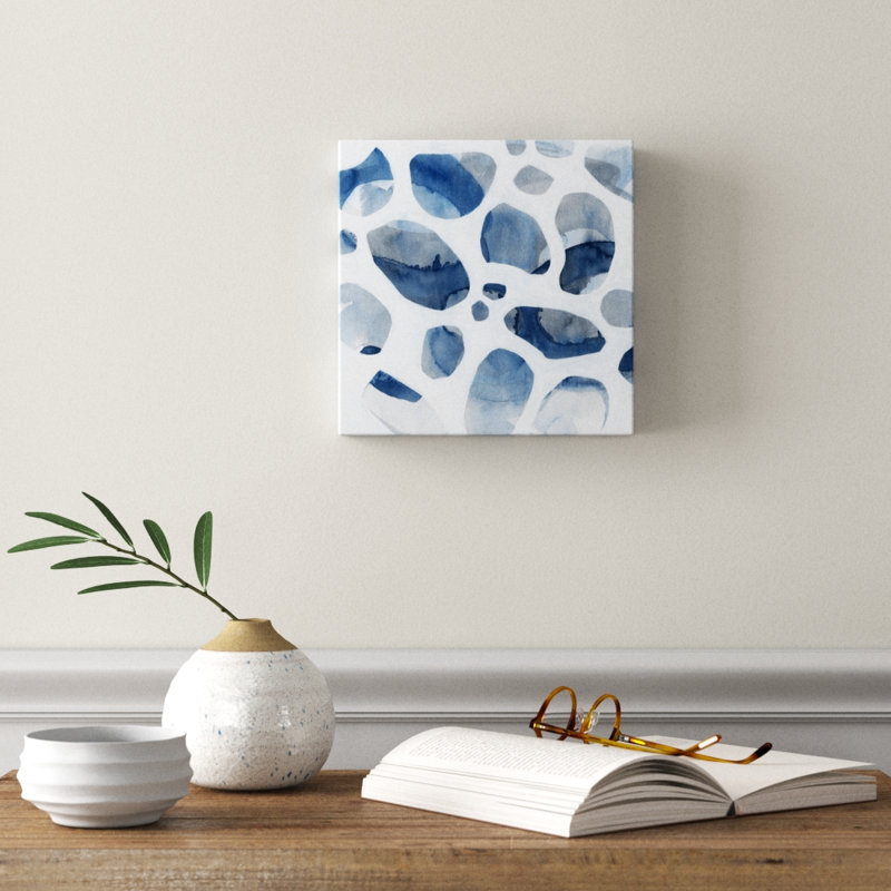 Lacuna I, peinture sur toile, H 10 po x l 10 po x P 1,5 po, Toile tendue