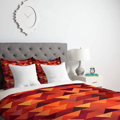 Iveta Abolina Modern & Contemporary Geometric Shapes Duvet Cover
