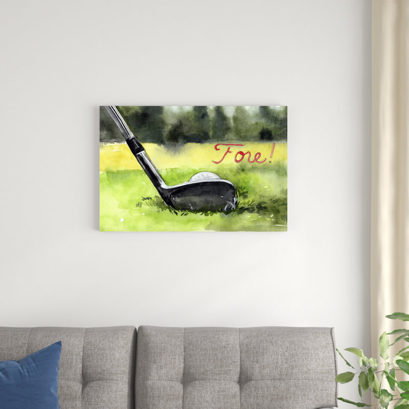 Tee Off Time IV, H 20 po x l 30 po x P 1,25 po
