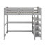 Lit mezzanine avec tablettes de rangement et bureau sous le lit-31341760-31341790