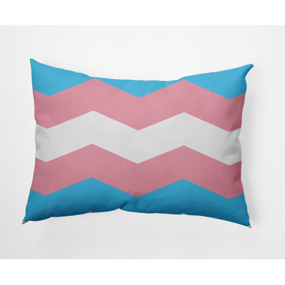 Coussin décoratif à chevrons Aromlant