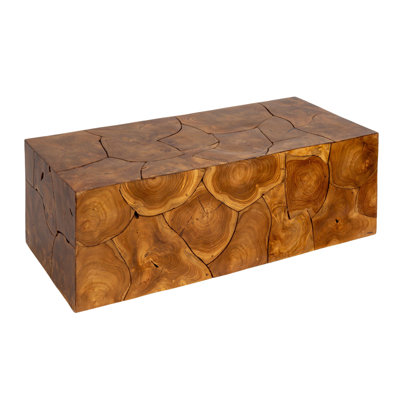 Mesa Teak Root Slice Coffee Table by Rowena Interiors