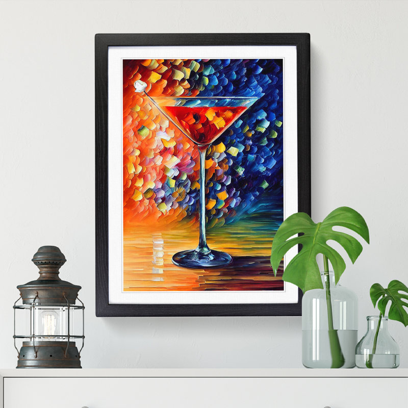Cocktail Vol.1 - Framed Print, Black Framed, 34cm H x 25cm W x 2cm D