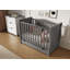 Willow Mini Cot Bed with Mattress 120x60x10cm-833207335