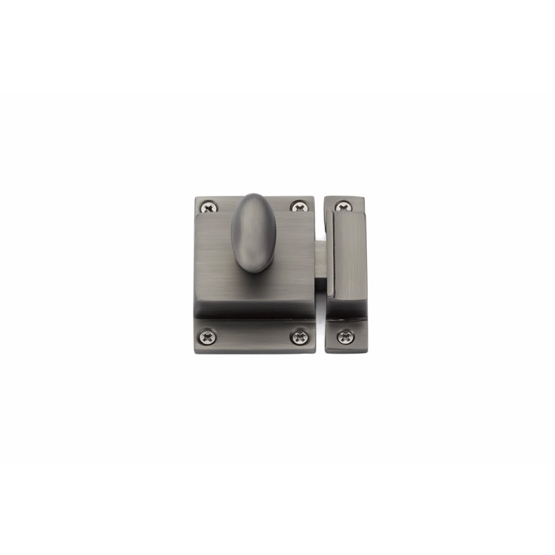 Square Knob, Pewter