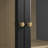 Amara 79 Inch Large Storage Display Cabinet In Black Oak