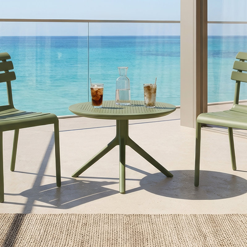 Table basse ronde Sky, Vert