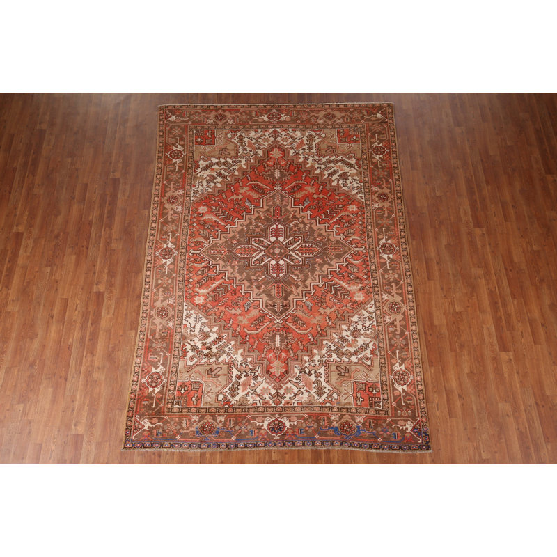 Tapis géométrique rétro 7 x 10