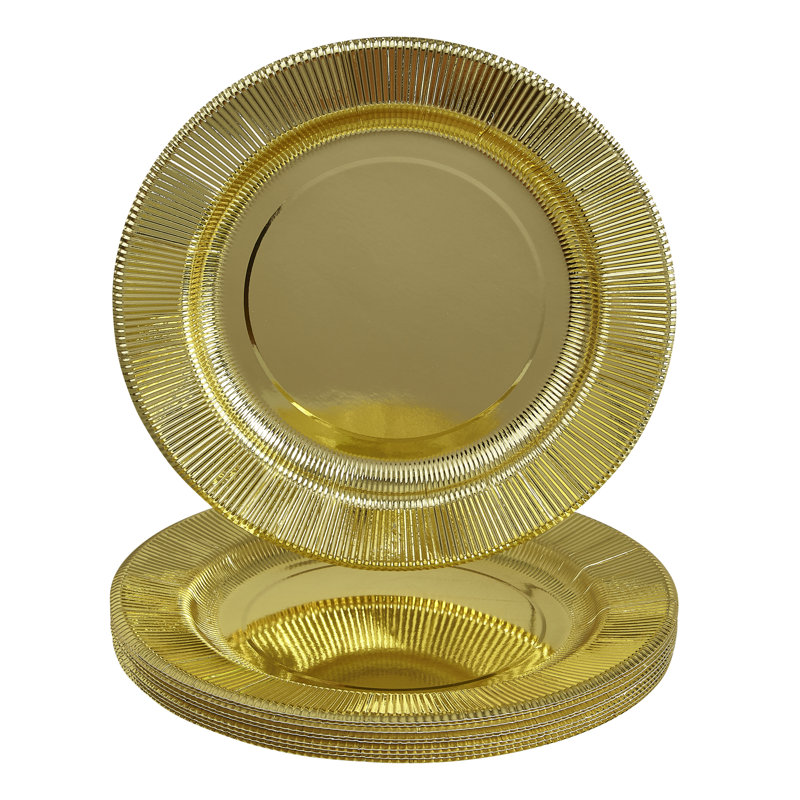 Assiette à dîner jetable en plastique