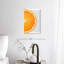 Orange demi-tranche - reproduction sur toile tendue-1650454837