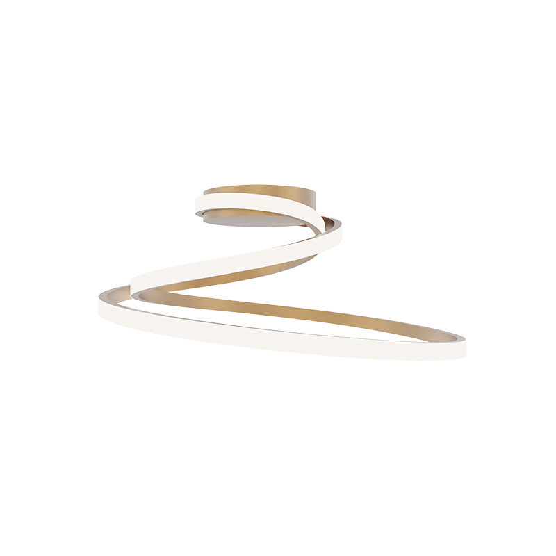 Massena LED Flush Mount, Golden