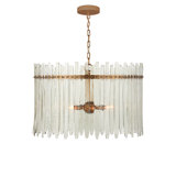 Electra 6 - Light Iron Chandelier