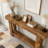 63" Solid Wood Console Table
