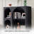 Black Creative Display Cabinet Bookcase