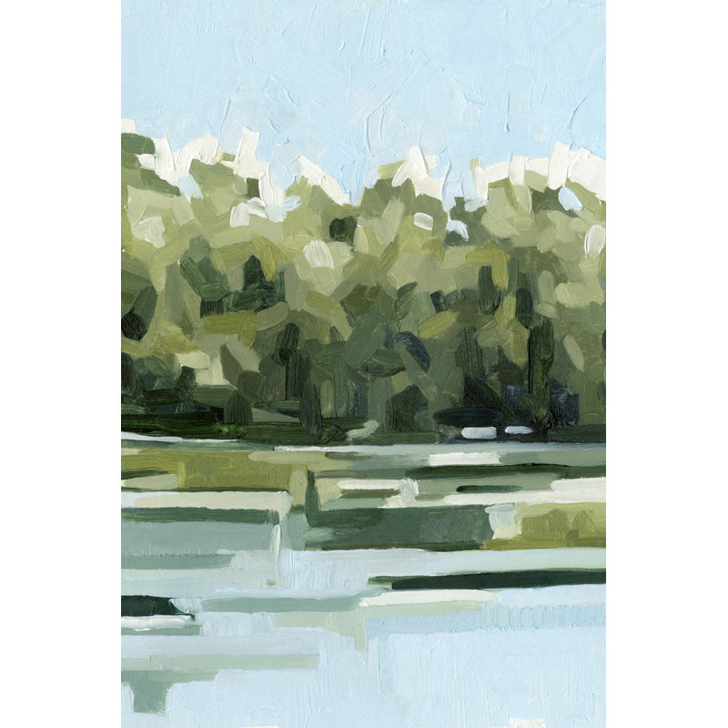 River Day IV by Emma Caroline - Painting, 122 cm H x 81 cm W, Wrapped Canvas