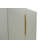 Modern White Sideboard Cabinet With Gold Handles For Kitchen