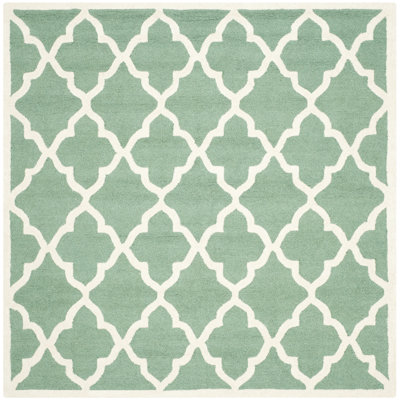Cannen Hand Tufted Wool Geometric Rug