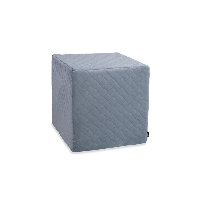 Soft Nobile Plastic Accent Stool, Light blue