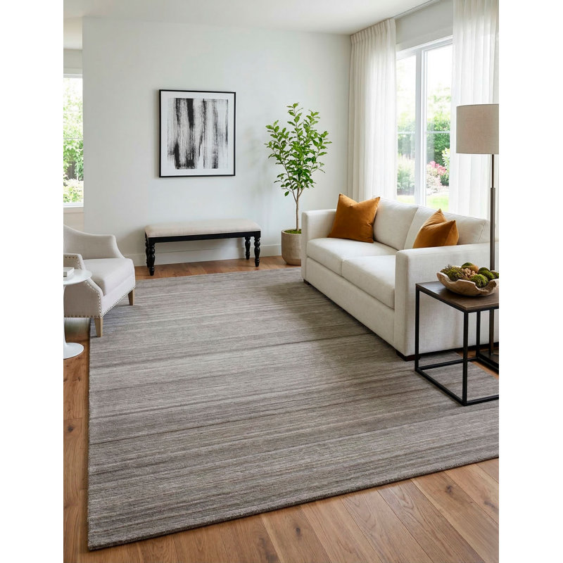 Rudra Area Rug in Beige/Ivory, Rectangle 10' x 14'