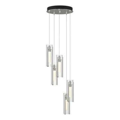Luminaire suspendu cylindrique à 5 lumières Exos