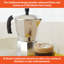 Cafetière en aluminium 6 tasses en argent