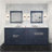 Navy Blue Double Bath Vanity