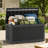 130 Gal Weatherproof Resin Outdoor Deck Box, Lockable Patio Storage Bench with Seat for Cushions, Pool Supplies & Garden Tools-133029276