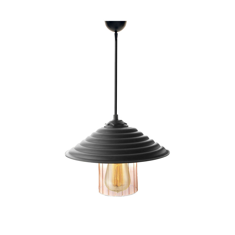 Luminaire suspendu conique à 1 lumière Benda