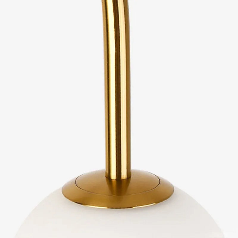 Lampe de table sur pied moderne avec abat-jour en verre 60,2 po Modern