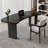 Black Free form Solid Wood Writing desk-1926355288