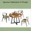 Table de vœux élégante (sans la chaise)