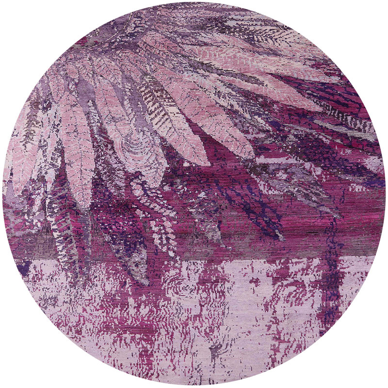 Ahkeelah Indoor Rug, Round 5'