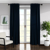 Alia Velvet Solid Color Room Darkening Rod Pocket Single Curtain Panel