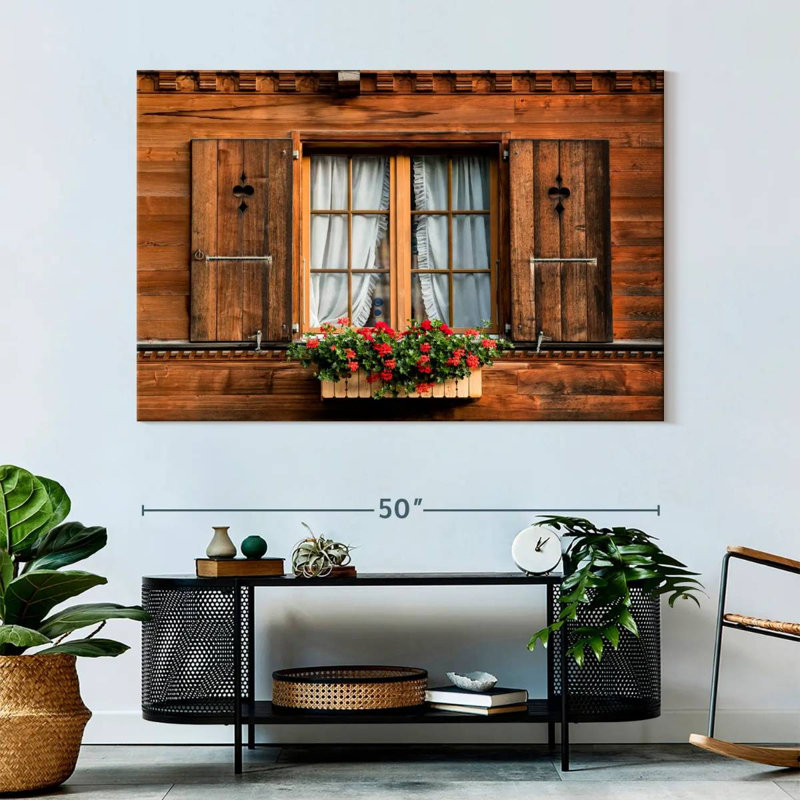 Lilie House Window, 34" H x 51" W